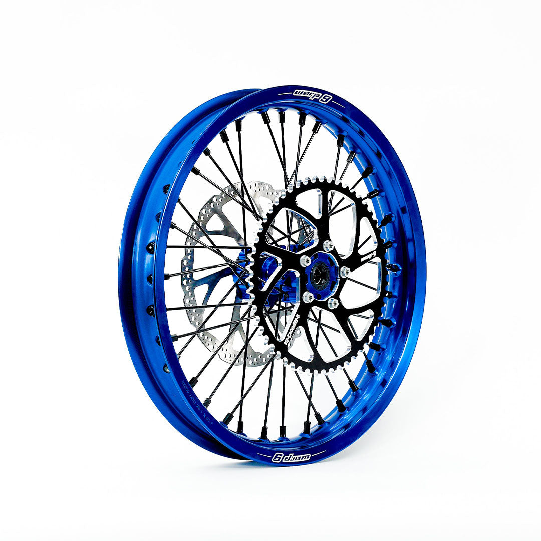 18/21 Complete Wheel & Tire Combo - Warp 9 for Surron Light Bee and E Ride Pro