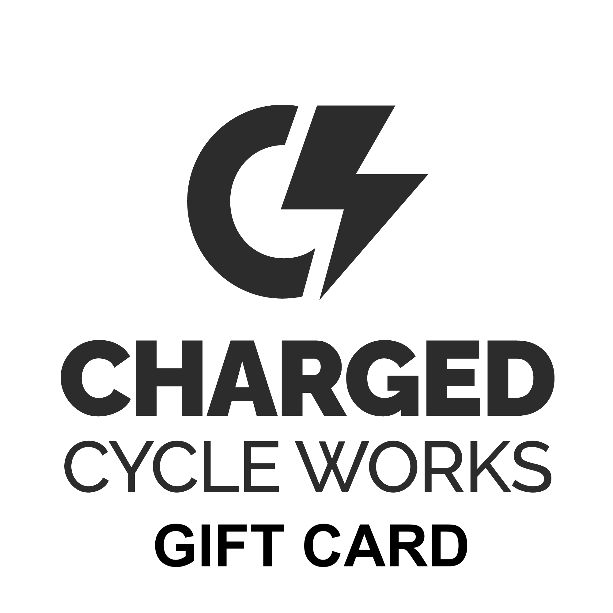 Give the gift of Charged Cycle Works!