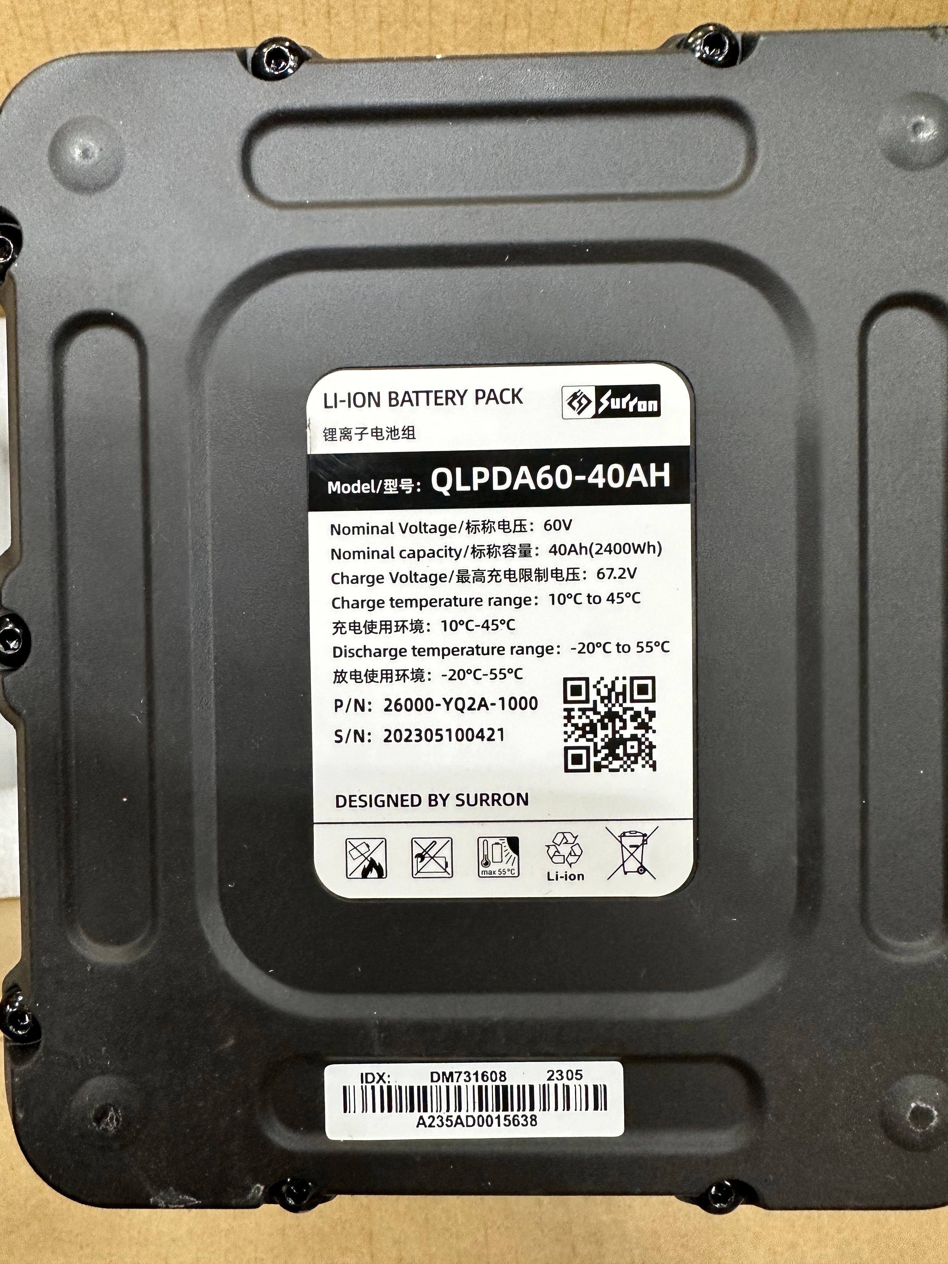 Surron OEM 60v Battery (Surron LBX)