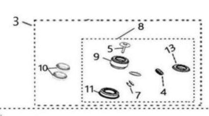 OEM Tapered Roller Bearing Headset Assy. (without Bearing)