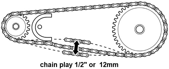 Warp 9 primary chain drive kit for Surron Ultra Bee