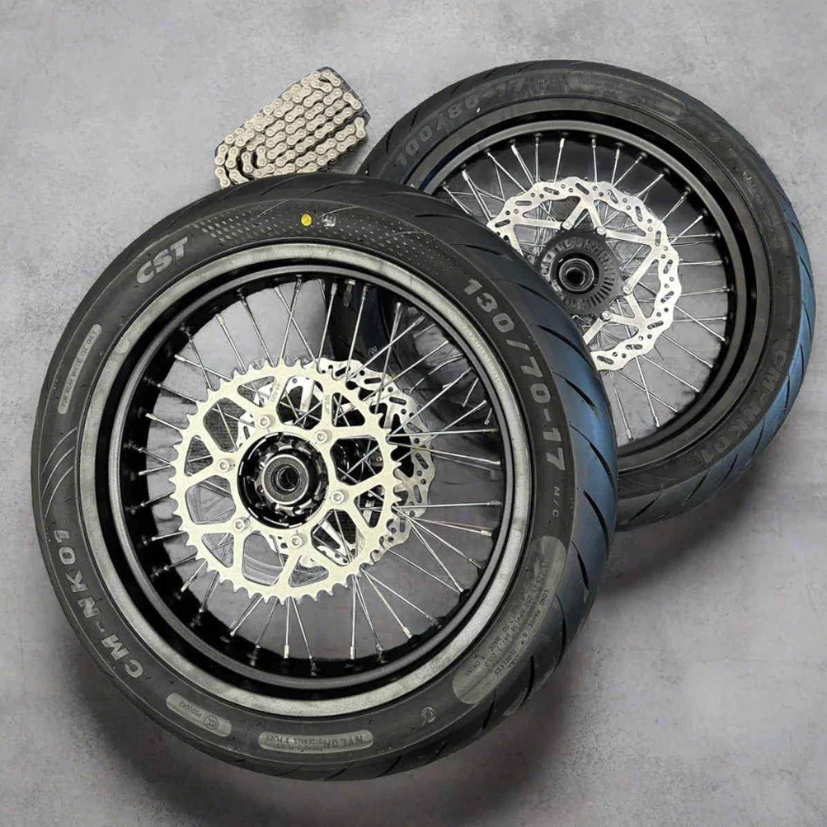 Surron Ultra Bee OEM 17" Supermoto Wheelset