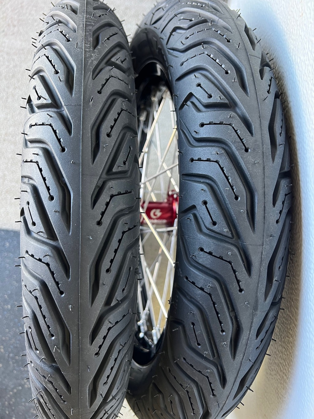 Supermoto Street Wheel and Tire Combo for Surron Segway