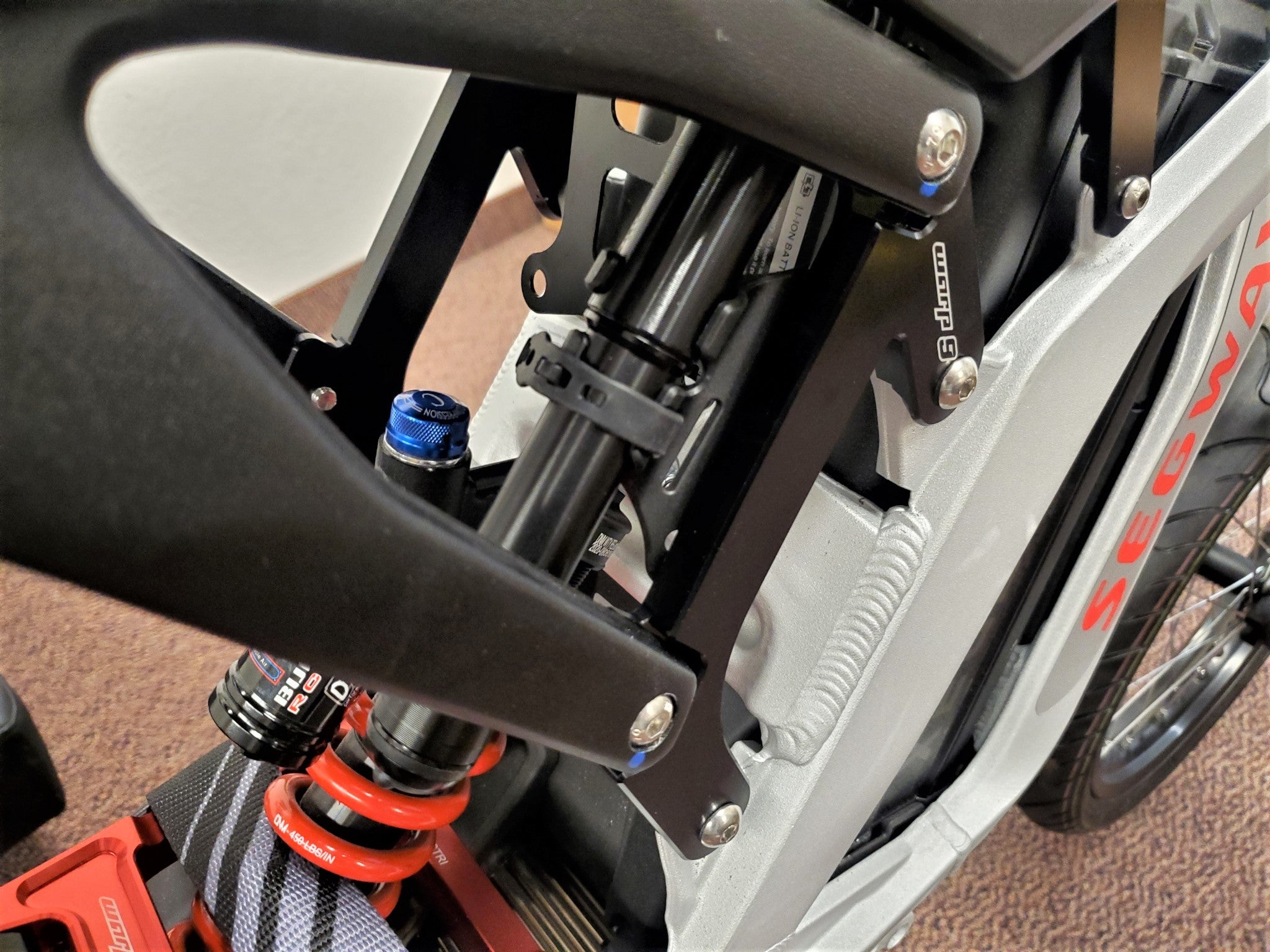 Subframe Seat Riser by Warp 9 for Surron Segway